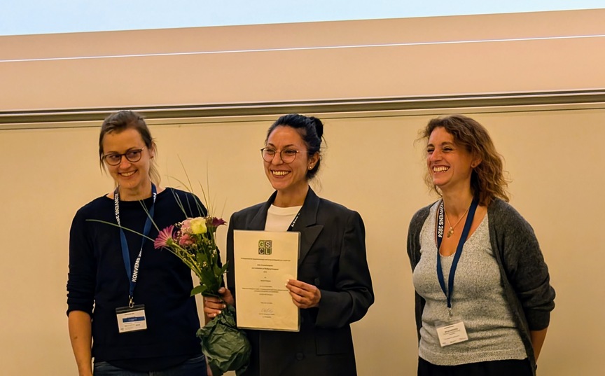 Enrica Troiano won the GSCL PhD award